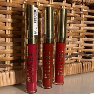 NWT NIB Milani Lipstick Gloss Trio - Pink Coral Colors